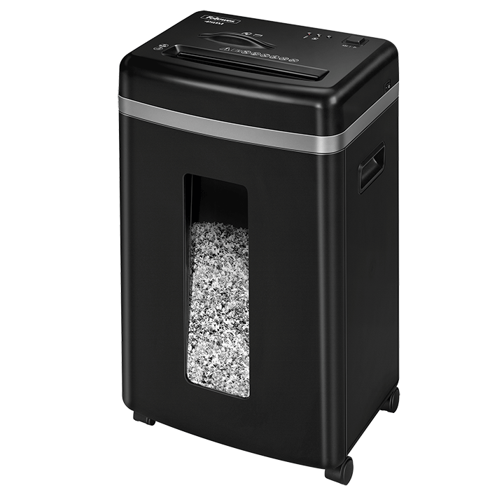 Знищувач Fellowes Microshred 450M, 9 аркушів, фрагменти 2х12 мм, кошик 22 л. Fellowes f.U4074101